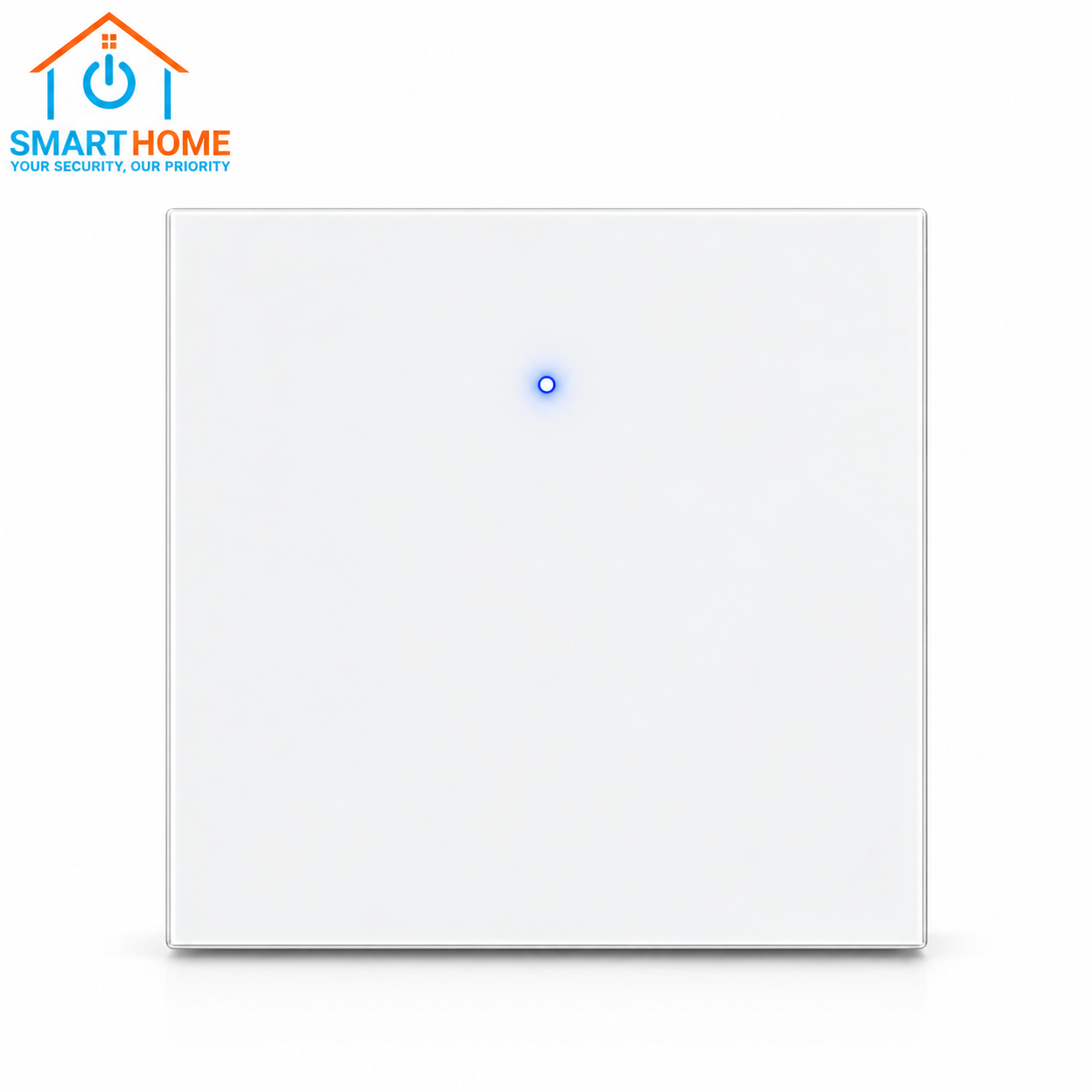 Interrupteur intelligent avec logo Smart Home