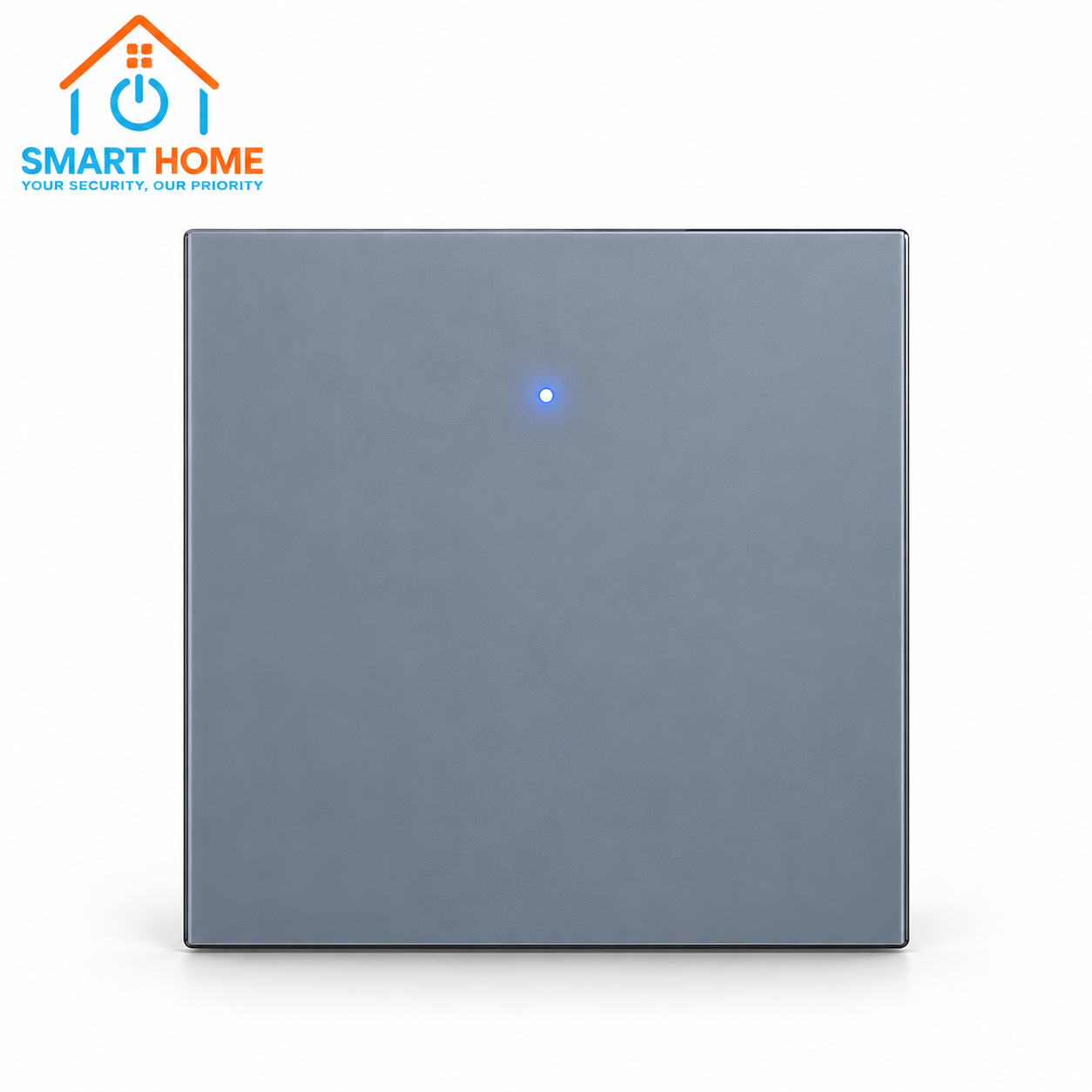 Interrupteur intelligent bleu ardoise